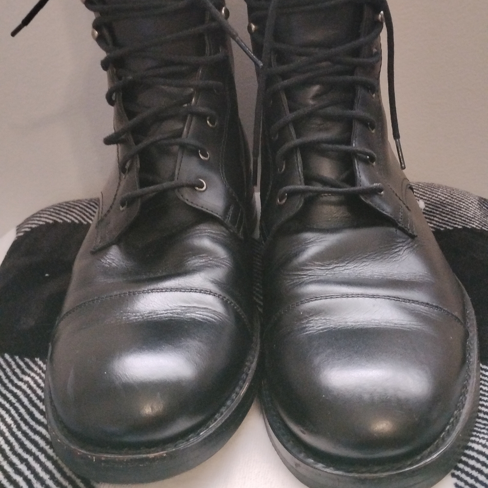 Wolverine Black Leather Men's Boots